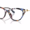 Dolce&Gabbana DG3428 3443 - Havana Blue eyeglasses angle view