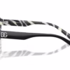 Dolce&Gabbana DG3429 3372 - Black On Zebra eyeglasses side view