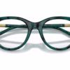 Dolce&Gabbana DG3433 3460 - Pearl Havana Petroleum eyeglasses angle view