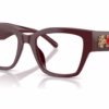 Dolce&Gabbana DG3435B 3091 - Bordeaux eyeglasses angle view