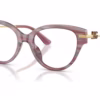 Dolce&Gabbana DG3438 3474 - Striped Violet eyeglasses angle view