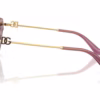 Dolce&Gabbana DG3438 3474 - Striped Violet eyeglasses side view