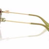 Dolce&Gabbana DG3438 3475 - Striped Green Transparent eyeglasses side view
