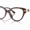 Dolce&Gabbana DG3438 502 - Havana eyeglasses angle view