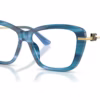 Dolce&Gabbana DG3439 3472 - Striped Blue eyeglasses angle view