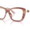 Dolce&Gabbana DG3439 3473 - Striped Red eyeglasses angle view