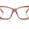 Dolce&Gabbana DG3439 3473 - Striped Red eyeglasses front view