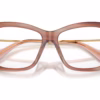 Dolce&Gabbana DG3439 3473 - Striped Red eyeglasses angle view