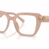 Dolce&Gabbana DG3441 3042 - Opal Brown eyeglasses angle view