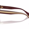 Dolce&Gabbana DG3449 3091 - Bordeaux eyeglasses side view