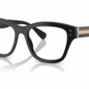Dolce&Gabbana DG3449 501 - Black eyeglasses angle view