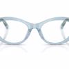 Dolce&Gabbana DG3450 3134 - Transparent Light Blue eyeglasses front view