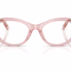 Dolce&Gabbana DG3450 3148 - Transparent Pink eyeglasses front view