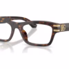 Dolce&Gabbana DG3454 502 - Havana eyeglasses angle view