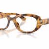 Dolce&Gabbana DG3455 3496 - Yellow Havana eyeglasses angle view