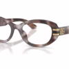 Dolce&Gabbana DG3455 3498 - Violet Havana eyeglasses angle view