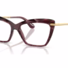 Dolce&Gabbana DG5025 3045 - Transparent Bordeaux eyeglasses angle view