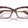 Dolce&Gabbana DG5025 3045 - Transparent Bordeaux eyeglasses angle view