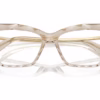 Dolce&Gabbana DG5025 3432 - Transparent Camel eyeglasses angle view
