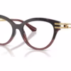 Dolce&Gabbana DG5116 3493 - Burgundy Havana Gradient eyeglasses angle view