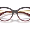 Dolce&Gabbana DG5116 3493 - Burgundy Havana Gradient eyeglasses angle view