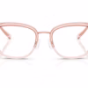Michael Kors MK3032 3417 - Rose Gold/Pink Transparent eyeglasses front view