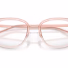 Michael Kors MK3032 3417 - Rose Gold/Pink Transparent eyeglasses angle view
