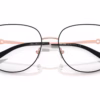 Michael Kors MK3062 1903 - Black Shiny eyeglasses angle view