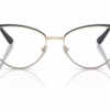 Michael Kors MK3064B 1014 - Light Gold/Matte Black eyeglasses front view