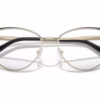 Michael Kors MK3064B 1014 - Light Gold/Matte Black eyeglasses angle view
