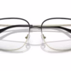 Michael Kors MK3068 1001 - Black Light Gold Gradient eyeglasses angle view