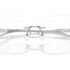 Michael Kors MK3078 1893 - Silver eyeglasses angle view