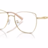 Michael Kors MK3081D 1014 - Shiny Light Gold eyeglasses angle view