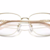 Michael Kors MK3081D 1014 - Shiny Light Gold eyeglasses angle view