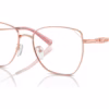 Michael Kors MK3081D 1108 - Shiny Rose Gold eyeglasses angle view