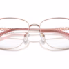 Michael Kors MK3081D 1108 - Shiny Rose Gold eyeglasses angle view