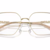Michael Kors MK3082D 1014 - Shiny Light Gold eyeglasses angle view