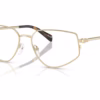 Michael Kors MK3088 1014 - Light Gold Shiny eyeglasses angle view