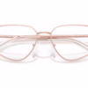 Michael Kors MK3088 1108 - Rose Gold Shiny eyeglasses angle view