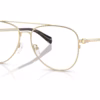 Michael Kors MK3089 1014 - Light Gold Shiny eyeglasses angle view