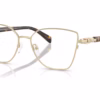 Michael Kors MK3090 1014 - Light Gold Shiny eyeglasses angle view