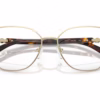 Michael Kors MK3090 1014 - Light Gold Shiny eyeglasses angle view