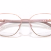 Michael Kors MK3090 1108 - Rose Gold Shiny eyeglasses angle view