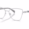 Michael Kors MK3090 1903 - Silver Shiny eyeglasses angle view