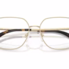 Michael Kors MK3091B 1014 - Light Gold Shiny eyeglasses angle view