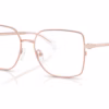 Michael Kors MK3091B 1108 - Rose Gold Shiny eyeglasses angle view