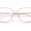 Michael Kors MK3091B 1108 - Rose Gold Shiny eyeglasses angle view