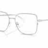 Michael Kors MK3091B 1893 - Silver Shiny eyeglasses angle view