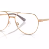 Michael Kors MK3092 1899 - Beige Gold eyeglasses angle view