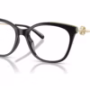Michael Kors MK4076U 3332 - Black eyeglasses angle view